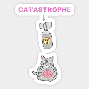 CATastrophe Sticker